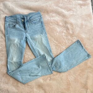 American Eagle Outfitters Light Blue Flare Jeans
